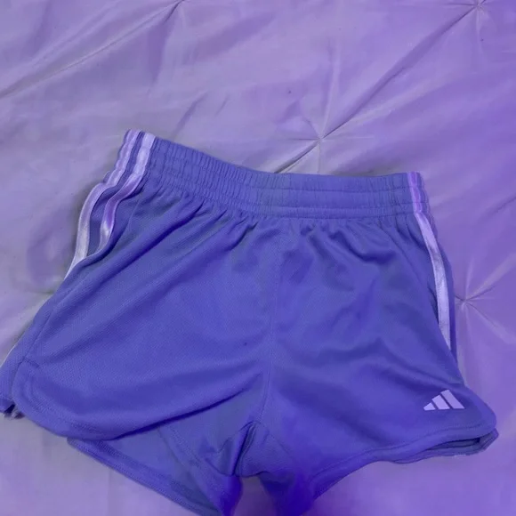 Adidas light blue shorts - Picture 1 of 2